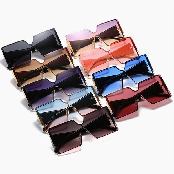 super oversized square rimless sunglasses luxury eyewear women brand designer retro travel sun glasses uv400 ladies goggle, White;black
super oversized square rimless sunglasses luxury eyewear women brand designer retro travel sun glasses uv400 ladies goggle, White;black