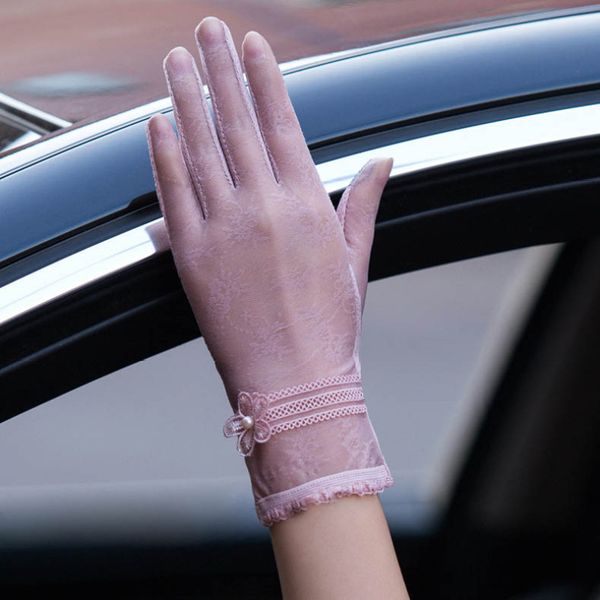 women summer driving lace sunscreen gloves thin breathable touch screen anti-uv female gloves exquisite elegant lady, Blue;gray
women summer driving lace sunscreen gloves thin breathable touch screen anti-uv female gloves exquisite elegant lady, Blue;gray
