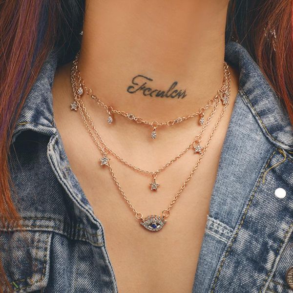 laramoi multi layered stars pendants necklaces for women 2020 aesthetic bohemia long chain necklace couple jewelry gift, Silver
laramoi multi layered stars pendants necklaces for women 2020 aesthetic bohemia long chain necklace couple jewelry gift, Silver