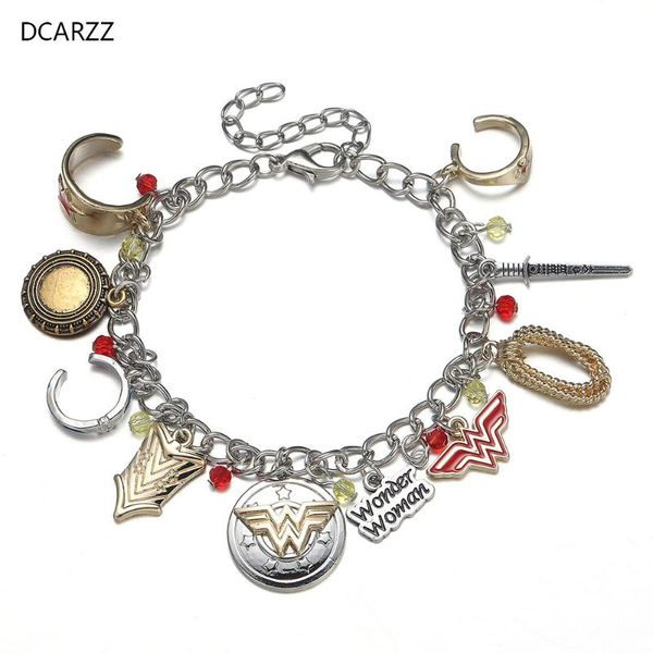dcarzz movie bracelet w shape pendants crystal charm bracelets punk jewelry chain bracelets women diy gift, Golden;silver
dcarzz movie bracelet w shape pendants crystal charm bracelets punk jewelry chain bracelets women diy gift, Golden;silver