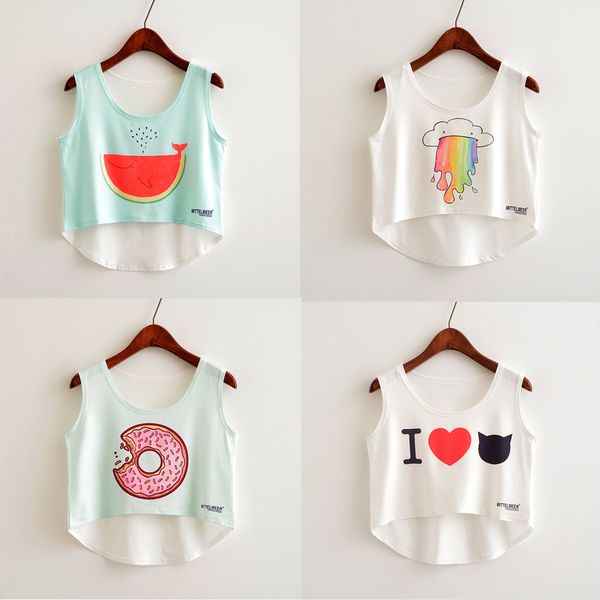 artguy новой моды женщина crop top cat рукава panda печать summer casual лучших женщины короткая обрезанные топы жилет топы, Black;white
artguy новой моды женщина crop top cat рукава panda печать summer casual лучших женщины короткая обрезанные топы жилет топы, Black;white
