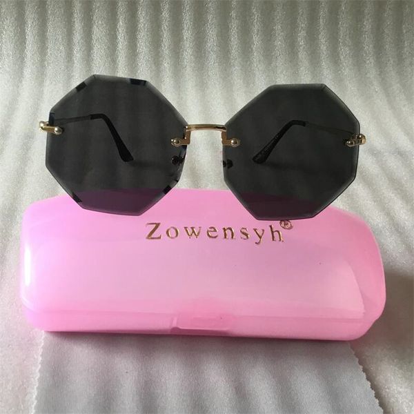 zowensyh polygonal trendy ocean sunglasses women gradient rimless trimmed sun glasses cross border uv400 sunglasses eyewear, White;black
zowensyh polygonal trendy ocean sunglasses women gradient rimless trimmed sun glasses cross border uv400 sunglasses eyewear, White;black