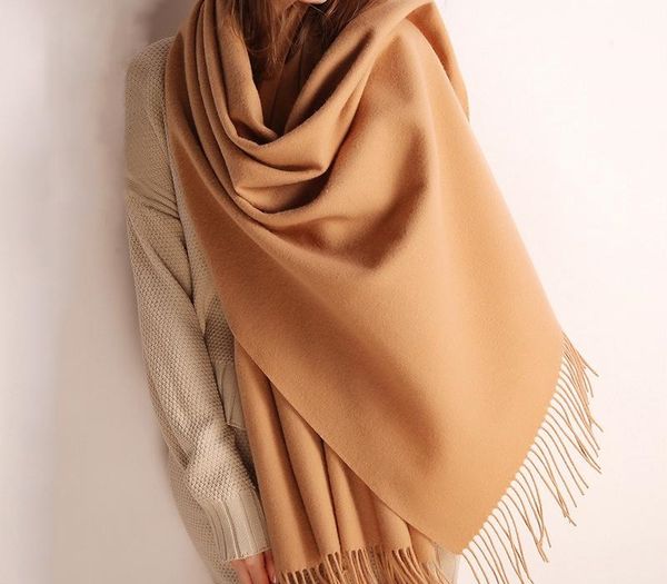 High Quality Cashmere Scarves Women 2020 New Winter Thicken Warm Soft Pashmina Shawls Wraps Solid Female Wool Long Tassel Scarf T200818
High Quality Cashmere Scarves Women 2020 New Winter Thicken Warm Soft Pashmina Shawls Wraps Solid Female Wool Long Tassel Scarf T200818