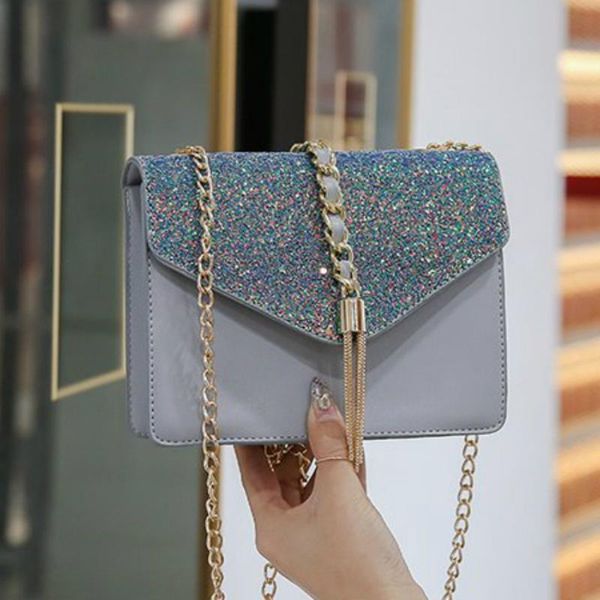 quality leather sequins female shoulder bag crossbody bags for women with tassel casual small solid ladies' messenger flap bag
quality leather sequins female shoulder bag crossbody bags for women with tassel casual small solid ladies' messenger flap bag