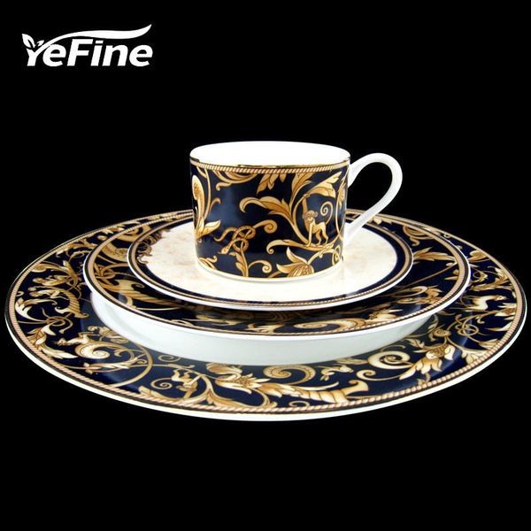yefine ceramic high-grade gold plating bone china dinnerware plates set steak dishes porcelain tableware set cups and saucers y200111
yefine ceramic high-grade gold plating bone china dinnerware plates set steak dishes porcelain tableware set cups and saucers y200111