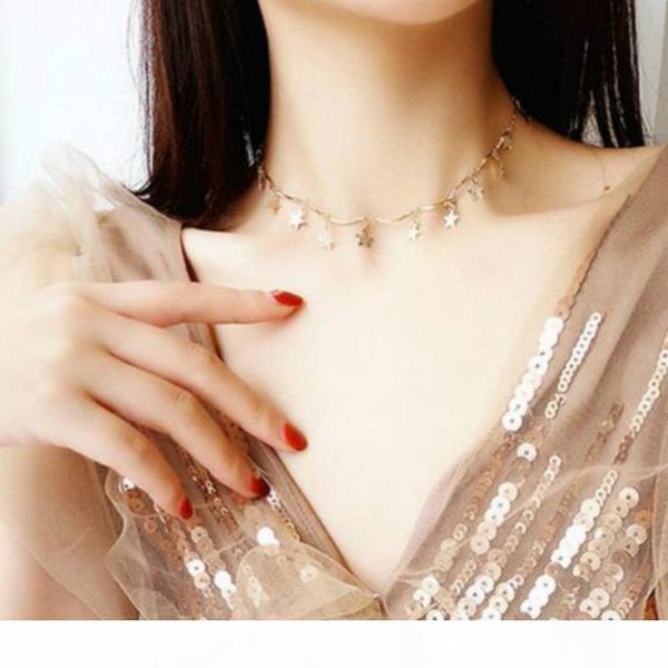 choker boho gold color chain tiny star maxi choker necklace for women tassel necklaces simple ladies pentagon jewelry gift, Golden;silver
choker boho gold color chain tiny star maxi choker necklace for women tassel necklaces simple ladies pentagon jewelry gift, Golden;silver