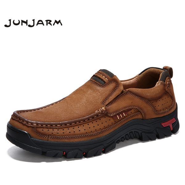 junjarm new men's shoes 100% genuine leather casual shoes waterproof work cow leather loafers plus size 38-48, Black
junjarm new men's shoes 100% genuine leather casual shoes waterproof work cow leather loafers plus size 38-48, Black