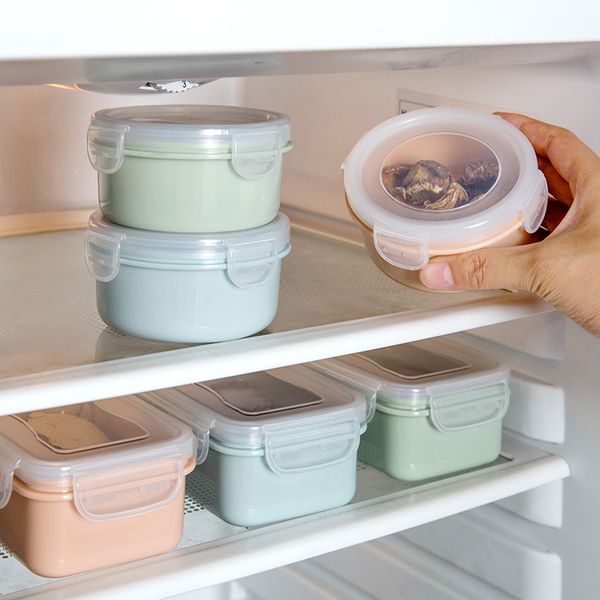 1pc plastic refrigerator crisper round sealed box kitchen rectangle lunch box with lid household grains beans storage
1pc plastic refrigerator crisper round sealed box kitchen rectangle lunch box with lid household grains beans storage
