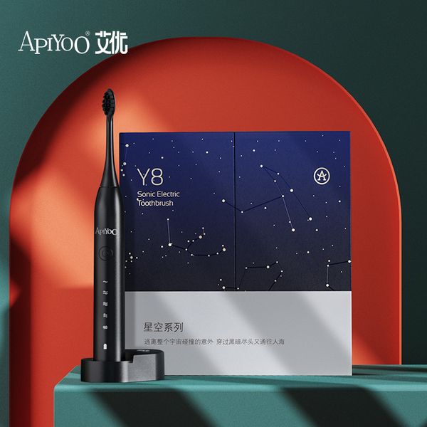 smart electric toothbrush apiyoo y8 starry sky series rechargeable automatic sonic brush 5 mode timer ipx7 waterproof ultrasonic
smart electric toothbrush apiyoo y8 starry sky series rechargeable automatic sonic brush 5 mode timer ipx7 waterproof ultrasonic