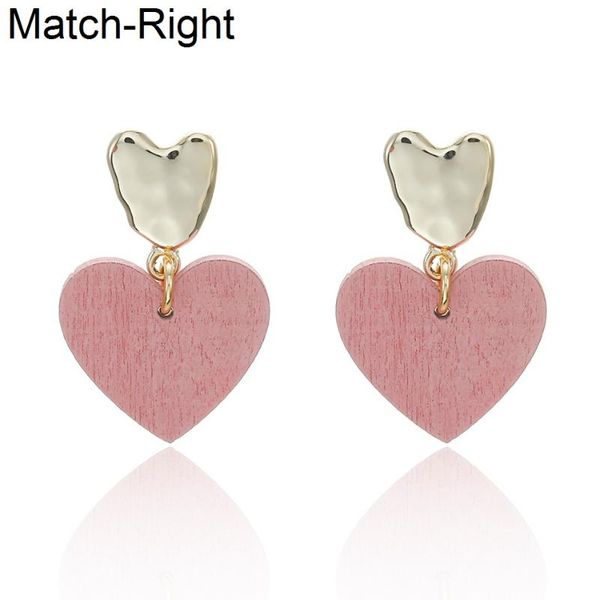 match-right trendy earrings for women statement heart dangle earrings korean cute wood heart pearl drop jewelry female nr260, Silver
match-right trendy earrings for women statement heart dangle earrings korean cute wood heart pearl drop jewelry female nr260, Silver