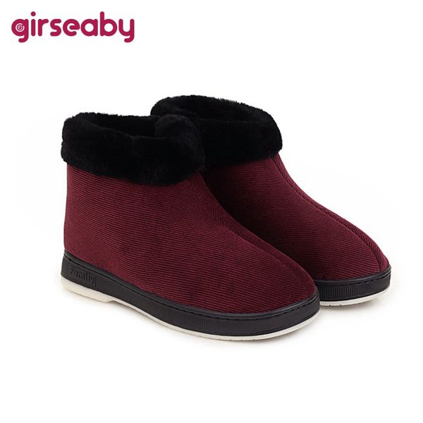 giseaby winter warm mid-calf boots round toe flock middle-aged big size 37-45 coffee black blue red indoor outside f1029
giseaby winter warm mid-calf boots round toe flock middle-aged big size 37-45 coffee black blue red indoor outside f1029