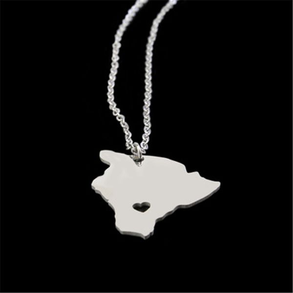 pendant necklaces custom hawaii map necklace women ladies jewelry stainless steel chain gifts, Silver
pendant necklaces custom hawaii map necklace women ladies jewelry stainless steel chain gifts, Silver