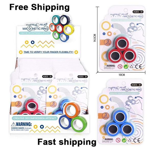 3шт / set магнитное кольцо finger прядения в воздух магнит игрушки непоседа spinner stress relief игрушки, красочные рука spinner, антистрес
3шт / set магнитное кольцо finger прядения в воздух магнит игрушки непоседа spinner stress relief игрушки, красочные рука spinner, антистрес