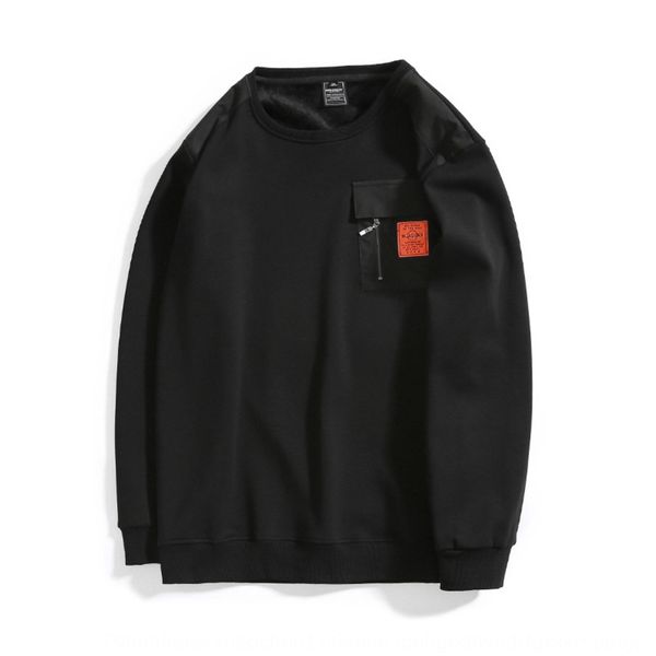 production tide brand large size sweater shirtshirt shirtmen's clothing fat men's sweater velvet pocket decoration new base shirt, Black
production tide brand large size sweater shirtshirt shirtmen's clothing fat men's sweater velvet pocket decoration new base shirt, Black