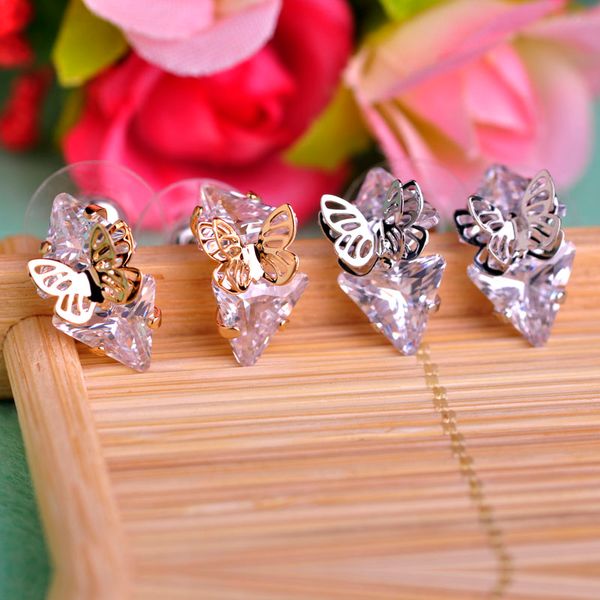 stud blucome clearance butterfly shape small earrings shining rhinestone jewelry for women girl banquet holiday dress ornaments, Golden;silver
stud blucome clearance butterfly shape small earrings shining rhinestone jewelry for women girl banquet holiday dress ornaments, Golden;silver