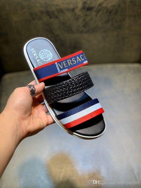 luxury designer summer men's fashion slippers, home comfortable casual slippers in multiple colorsaad, Red;white
luxury designer summer men's fashion slippers, home comfortable casual slippers in multiple colorsaad, Red;white