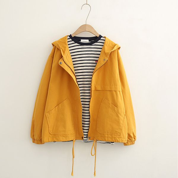 spring autumn new korean big size mid-length hooded zipper women coat loose harajuku jacket long sleeve casual outerwear female, Black;brown
spring autumn new korean big size mid-length hooded zipper women coat loose harajuku jacket long sleeve casual outerwear female, Black;brown