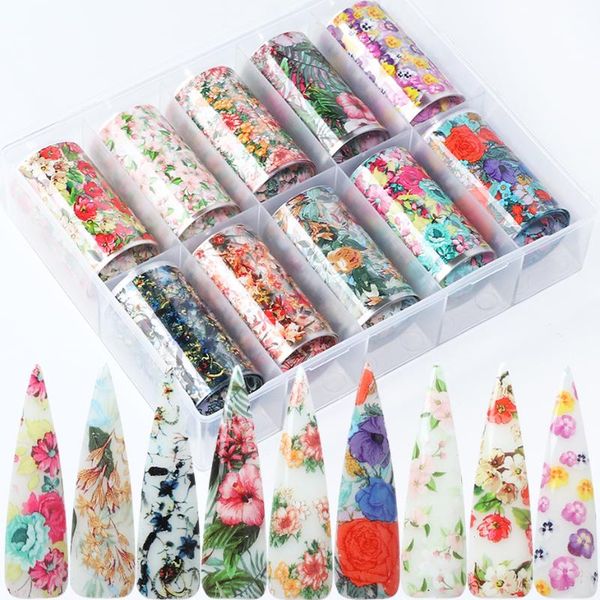 10pcs flowers leaf nail art transfer foil sticker colorful adhesive decals starry paper wraps nails decorations set bexkh40-54-1, Black
10pcs flowers leaf nail art transfer foil sticker colorful adhesive decals starry paper wraps nails decorations set bexkh40-54-1, Black