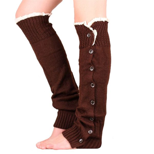 women warm knitted leg sleeves buttons lace gaiters loose wool leg guard boot cuffs socks christmas knit leg warmer booties sleeve e9102, Black;white
women warm knitted leg sleeves buttons lace gaiters loose wool leg guard boot cuffs socks christmas knit leg warmer booties sleeve e9102, Black;white