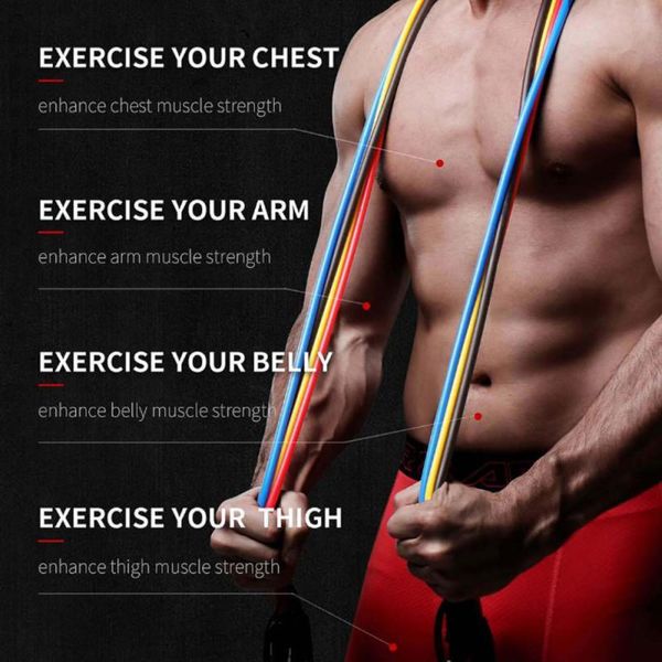 11 pcs resistance band set abs yoga pilates exercise fitness tube workout bands family traing are on sale
11 pcs resistance band set abs yoga pilates exercise fitness tube workout bands family traing are on sale