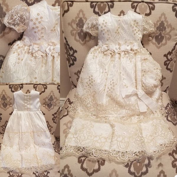 vintage champagne christening dresses with jacket 2021 new lace 3d appliqued toddler baptism gowns kids first communication dress, White
vintage champagne christening dresses with jacket 2021 new lace 3d appliqued toddler baptism gowns kids first communication dress, White