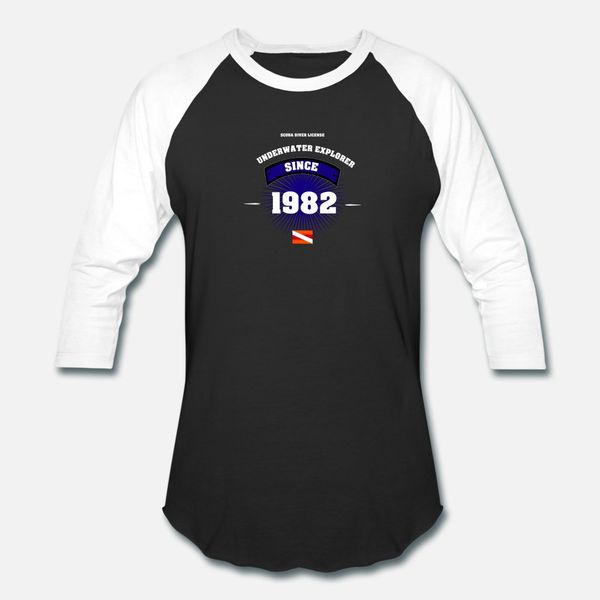 diver since 1982 t shirt men customize cotton crew neck normal anti-wrinkle new fashion spring autumn family shirt, White;black
diver since 1982 t shirt men customize cotton crew neck normal anti-wrinkle new fashion spring autumn family shirt, White;black