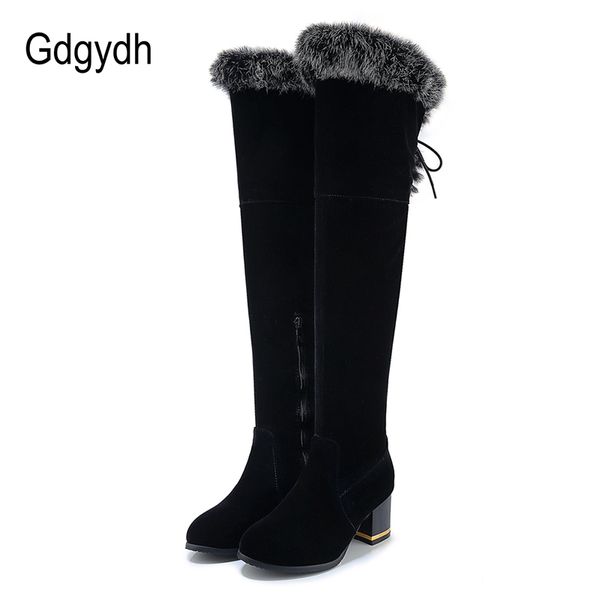 gdgydh natural fur winter boots women knee high long boots square heel winter shoes woman waterproof rubber sole plus size 23-46, Black
gdgydh natural fur winter boots women knee high long boots square heel winter shoes woman waterproof rubber sole plus size 23-46, Black