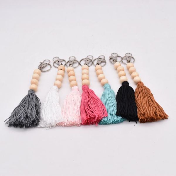 fashion tassel multicolor keychain car keychain wooden bead ladies bag fashion pendant, Silver
fashion tassel multicolor keychain car keychain wooden bead ladies bag fashion pendant, Silver