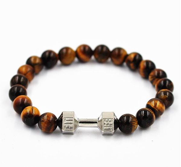 charm bracelets bppccr tiger eye stone 8mm alloy metal barbell jewelry volcano prayer beads fitness fit life dumbbell men women, Golden;silver
charm bracelets bppccr tiger eye stone 8mm alloy metal barbell jewelry volcano prayer beads fitness fit life dumbbell men women, Golden;silver