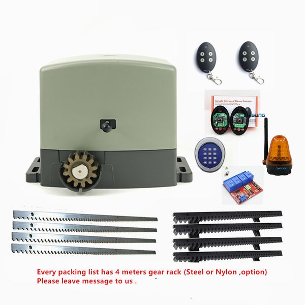 fingerprint access control 4 meters gear rack sliding gate opener door closer from 500kg to 700kg automatic optional
fingerprint access control 4 meters gear rack sliding gate opener door closer from 500kg to 700kg automatic optional