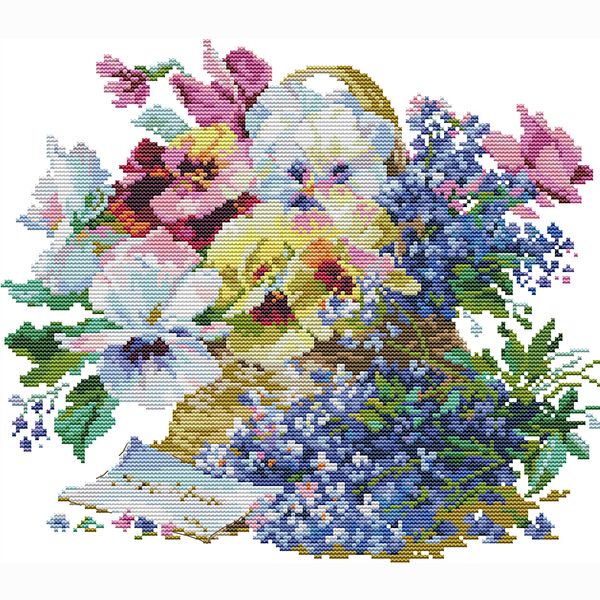 promotional flower patterns cross stitch counted embroidery fabric sewing craft kit crafts needle painting handmade wall art home decoration
promotional flower patterns cross stitch counted embroidery fabric sewing craft kit crafts needle painting handmade wall art home decoration