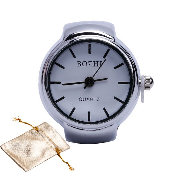 1 pcs 2020 popular creative lady girl steel round elastic quartz finger ring watches, Golden;silver
1 pcs 2020 popular creative lady girl steel round elastic quartz finger ring watches, Golden;silver