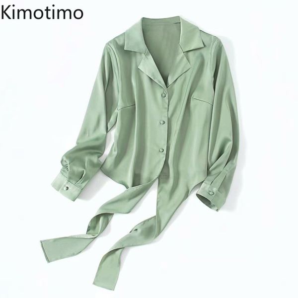 women's blouses & shirts kimotimo women long sleeve notched lace up solid fashion vintage casual elegant blusas mujer, White
women's blouses & shirts kimotimo women long sleeve notched lace up solid fashion vintage casual elegant blusas mujer, White