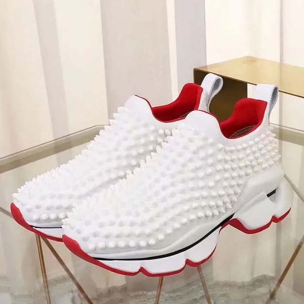 classics men shoes red bottom shoe low cut suede spike shoes for men and women shoes party wedding crystal leather sneakers sh02 c5, Black
classics men shoes red bottom shoe low cut suede spike shoes for men and women shoes party wedding crystal leather sneakers sh02 c5, Black