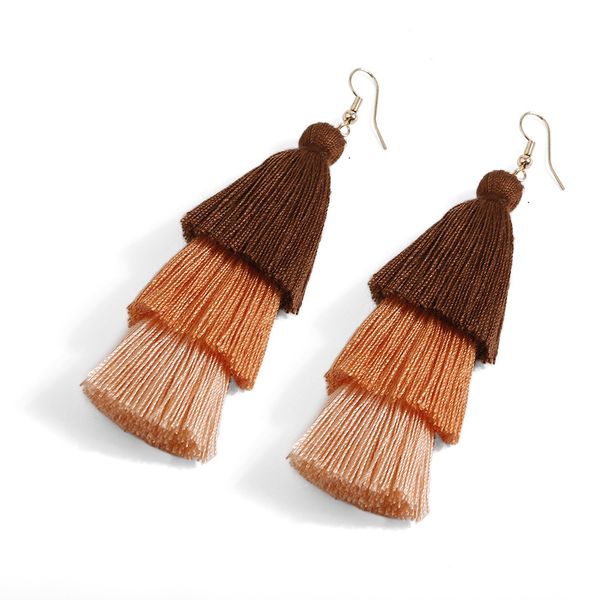 tassel drop earrings bohemian style long fashion woman earrings handmade cotton multi layer tassel national style earring dhl, Silver
tassel drop earrings bohemian style long fashion woman earrings handmade cotton multi layer tassel national style earring dhl, Silver