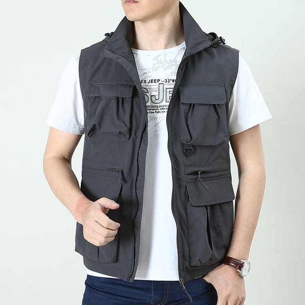 summer outdoor casual vest outdoors climbing hiking sports men's quick-drying travel fishing pgraphy waistcoat thin, Gray;blue
summer outdoor casual vest outdoors climbing hiking sports men's quick-drying travel fishing pgraphy waistcoat thin, Gray;blue