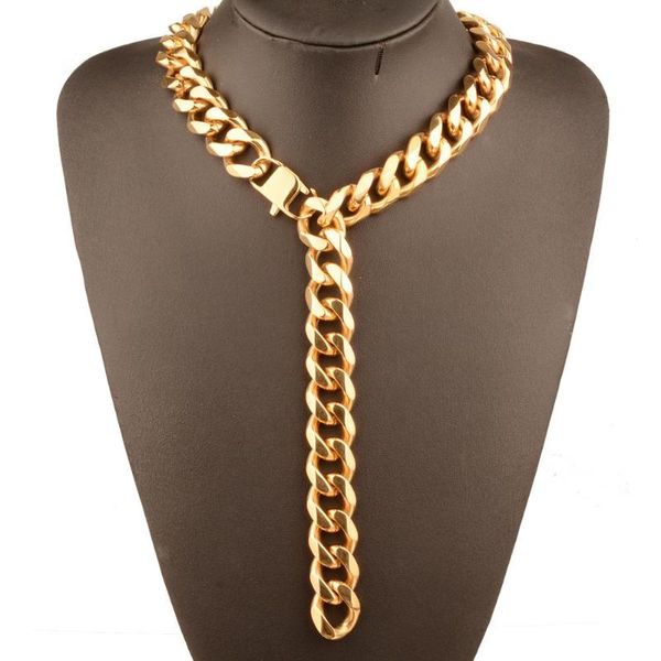 13/15/17/19 mm curb link chain xxxtentacion adjustable choker tail hip hop rapper gold miami stainless steel necklace men gift, Silver
13/15/17/19 mm curb link chain xxxtentacion adjustable choker tail hip hop rapper gold miami stainless steel necklace men gift, Silver