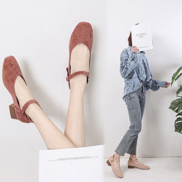 women's heels, vintage elegant mary jane shoes (height 3cm 1.18inches, ankle strap, suede, Black
women's heels, vintage elegant mary jane shoes (height 3cm 1.18inches, ankle strap, suede, Black