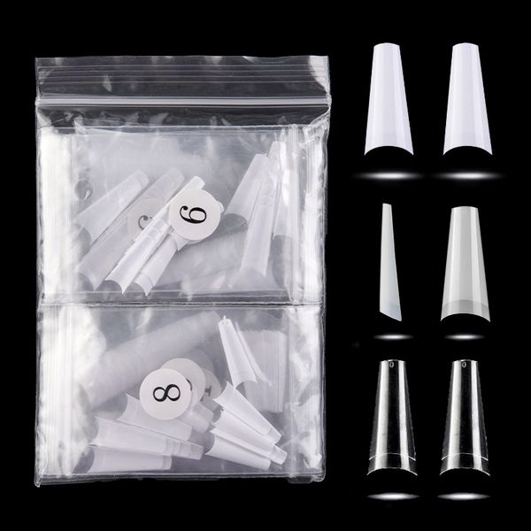 false nails 500pcs/bag 10 sizes ballerina nail tips french coffin fake half cover artificial clear/natural flat shape tools, Red;gold
false nails 500pcs/bag 10 sizes ballerina nail tips french coffin fake half cover artificial clear/natural flat shape tools, Red;gold