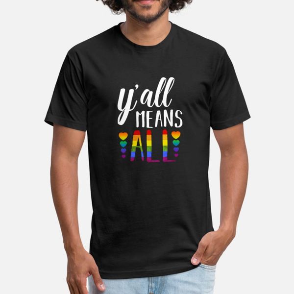 lgbt yall means all gay pride t shirt men knitted short sleeve plus size 3xl fit loose funny summer style cool shirt
lgbt yall means all gay pride t shirt men knitted short sleeve plus size 3xl fit loose funny summer style cool shirt
