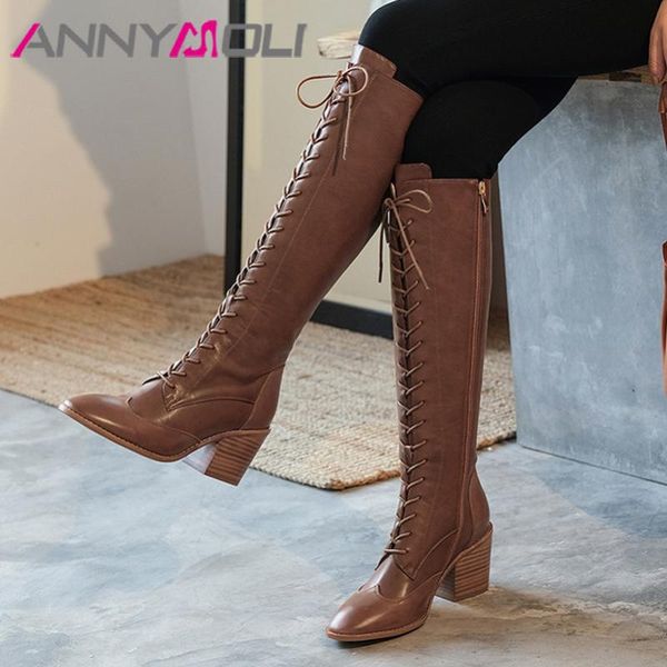 annymoli winter knee high boots женщины естественный натуральная кожа толстые высокие каблуки длинные сапоги молния круглый toe обувь женски, Black
annymoli winter knee high boots женщины естественный натуральная кожа толстые высокие каблуки длинные сапоги молния круглый toe обувь женски, Black
