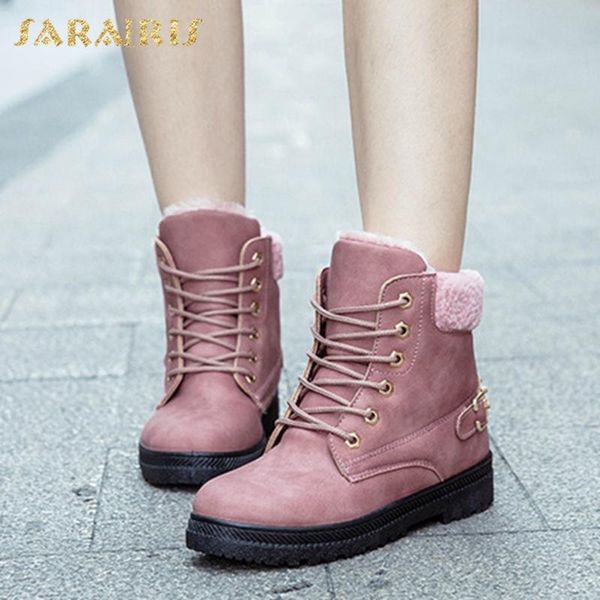 sarairis 2020 fashion new big size 44 add fur autumn winter boots women shoes platform comfortable shoes ladies snow boots, Black
sarairis 2020 fashion new big size 44 add fur autumn winter boots women shoes platform comfortable shoes ladies snow boots, Black