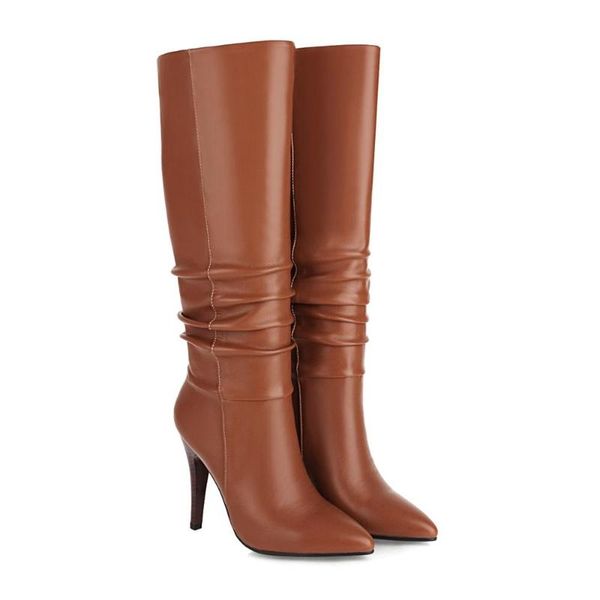 boots 2021 folds women's fashion knee high pu heels autumn winter plush woman shoes size 34-43 black
boots 2021 folds women's fashion knee high pu heels autumn winter plush woman shoes size 34-43 black