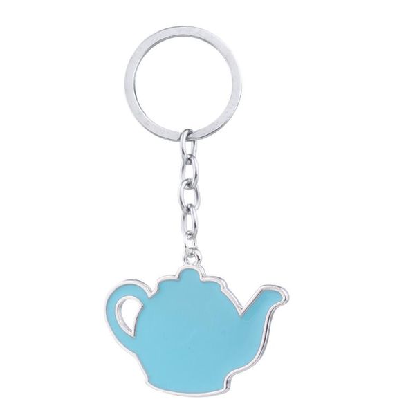 friends keychains blue color enamel double-sided teapot creative pendant for man car woman bag jewelry keyring, Silver
friends keychains blue color enamel double-sided teapot creative pendant for man car woman bag jewelry keyring, Silver
