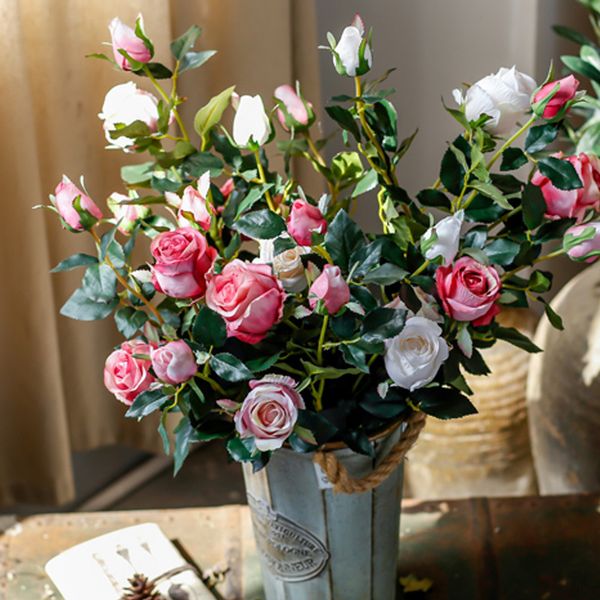decorative flowers & wreaths retro rose branch with leaves silk+plastic artificial home el garden decor roses diy flores
decorative flowers & wreaths retro rose branch with leaves silk+plastic artificial home el garden decor roses diy flores