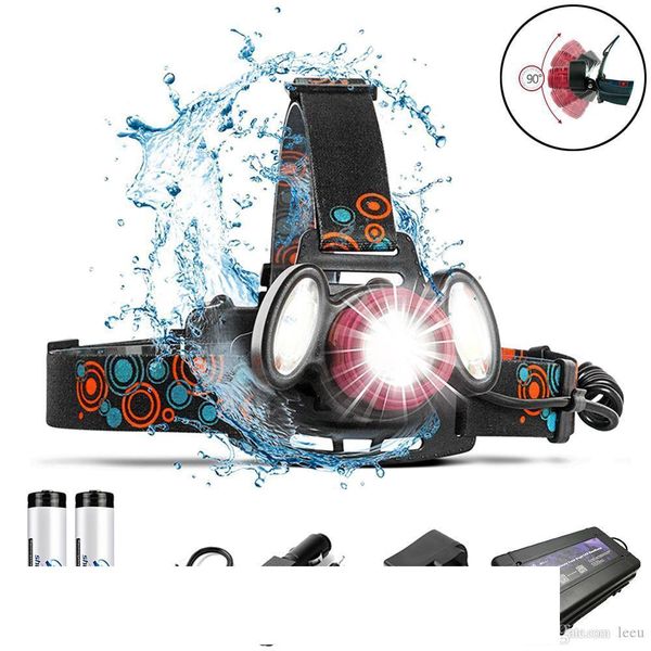 

Super bright LED Headlamp T6+COB LED Headlight 4 lighting modes Zoomable For Fishing, night riding, camping, adventure, etc