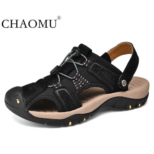 sandals leather summer breathable outdoor sports casual shoes cross-border large size baotou sandals beach shoes, Black
sandals leather summer breathable outdoor sports casual shoes cross-border large size baotou sandals beach shoes, Black