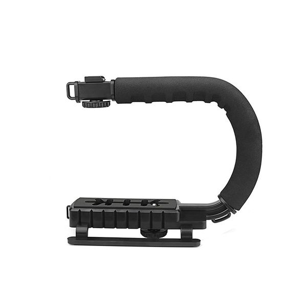 C Shaped Holder Grip Handheld Stabilizer U-shaped Sponge Flash Bracket for DSLR Camera and Light Portable SLR Steadicam for Gopro
C Shaped Holder Grip Handheld Stabilizer U-shaped Sponge Flash Bracket for DSLR Camera and Light Portable SLR Steadicam for Gopro