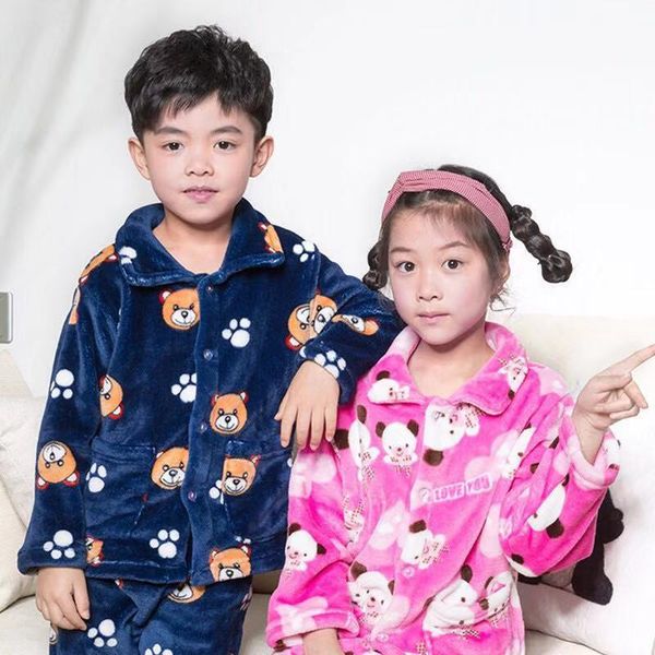 2-6 yrs baby girl boy christmas pjs kids long sleeve pajama set flannel lapel + pants cartoon bear soft pajamas warm winter, Blue;red
2-6 yrs baby girl boy christmas pjs kids long sleeve pajama set flannel lapel + pants cartoon bear soft pajamas warm winter, Blue;red