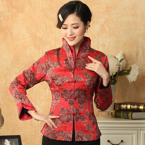 women's jackets red fashion chinese tradition style women montherjacket coat outerwear long sleeves size: m,,xl,xxl,xxxl mn053, Black;brown
women's jackets red fashion chinese tradition style women montherjacket coat outerwear long sleeves size: m,,xl,xxl,xxxl mn053, Black;brown